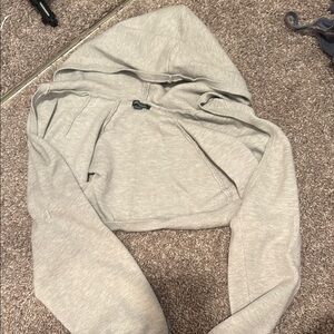 Gray Hooded Shrug